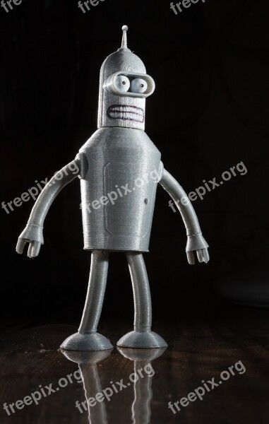 Robot Bender Futurama 3d Print Free Photos