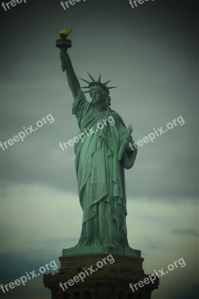 Statue Freedom New York Usa Monument