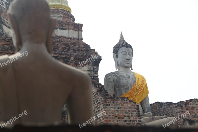 Buddha Bangkok Thailand Meditation Asia