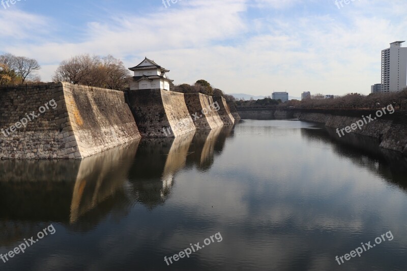 Japan Asia Osaka Kansai Osaka Castle