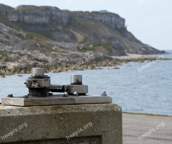 Flood Gate Chesil Beach Dorset Weymouth Beach