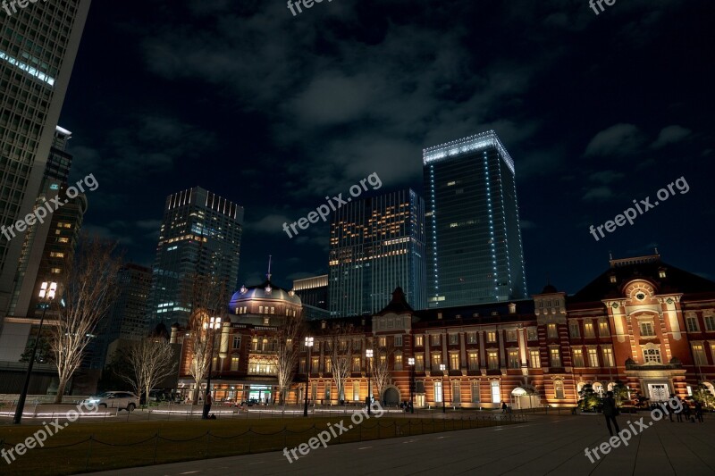 Tokyo Night View Station Japan Night