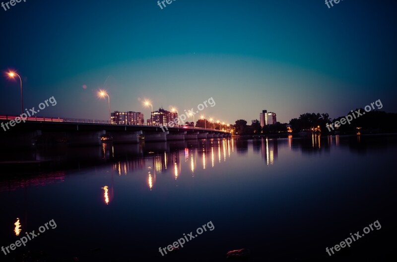 Bridge Light Floor Lamp Night Sky