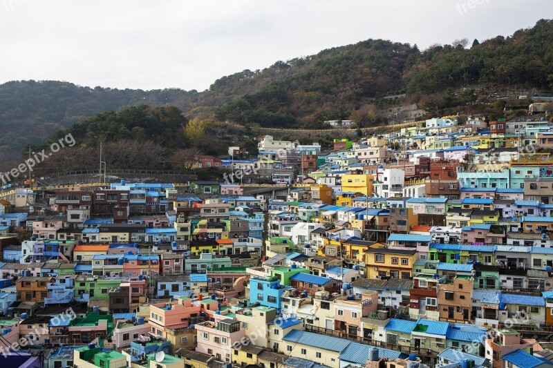 Gamcheon Village Busan City View La Spezia