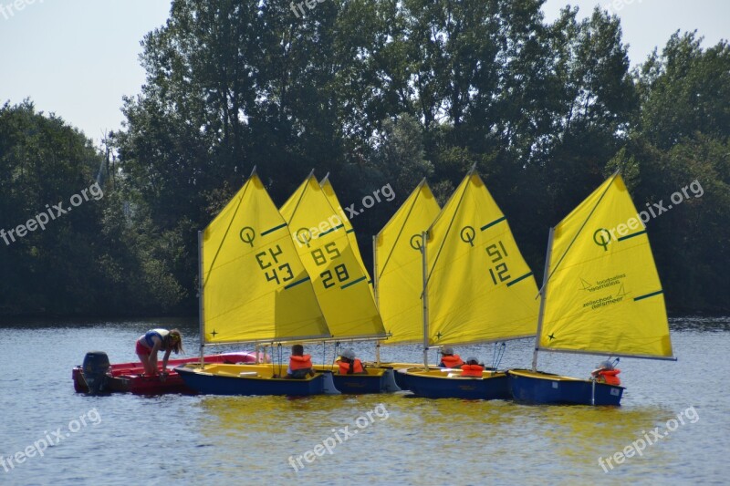 Sailing Children Young People Kids Young Men