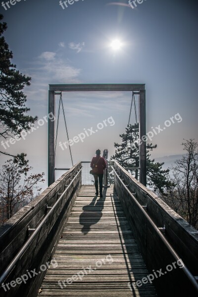 View Sky Scenery Ramp Path