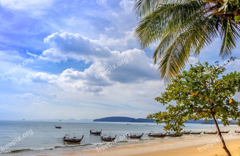 Thailand Beach Sea Ocean Water