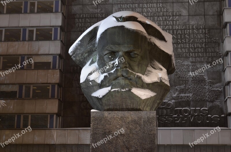 Karl Marx Worth Living In Chemnitz Monument Karl-marx-stadt Chemnitz