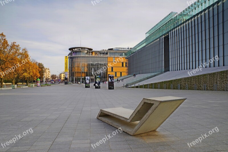 Lublin Poland Center Meeting Of Cultures Architecture Sculpture