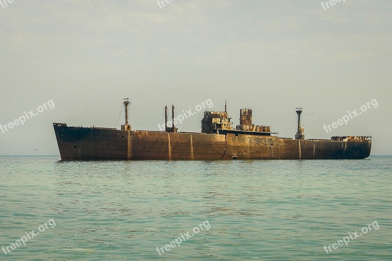 Sea Ship Costinesti Water Birds