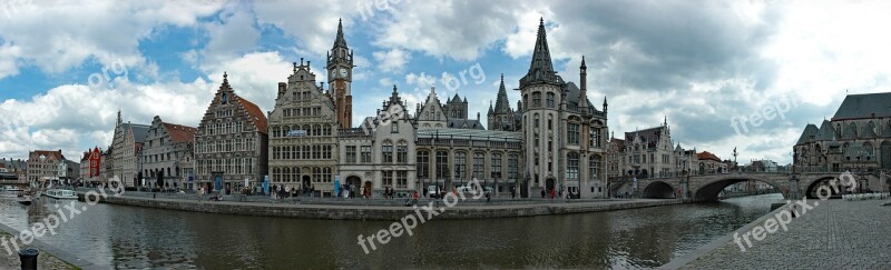 Belgium Flanders Gent Historically Building