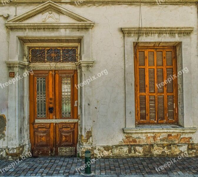 Old House Facade Building Abandoned Decay