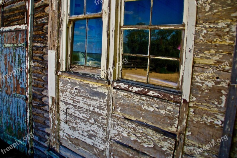 Weathered Stripped Old Peeling Paint