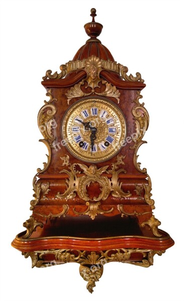 Clock Old Baroque An Antique Free Photos