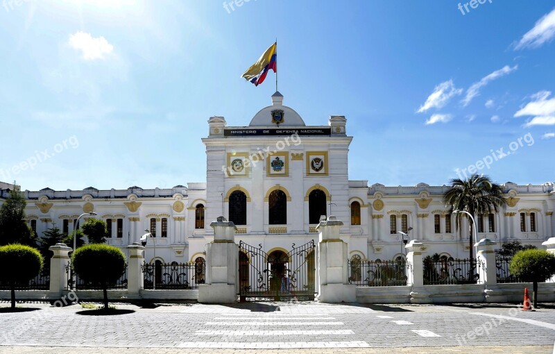 Ministry Of Defence Policy Ecuador Quito Palace Of The Exhibition