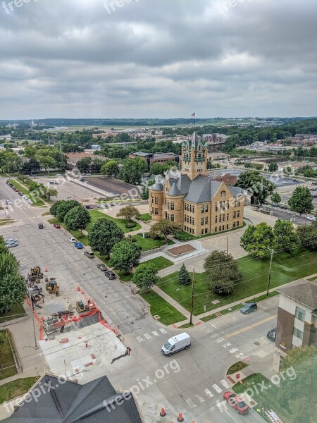 Construction Courthouse Iowa Iowa City Sky