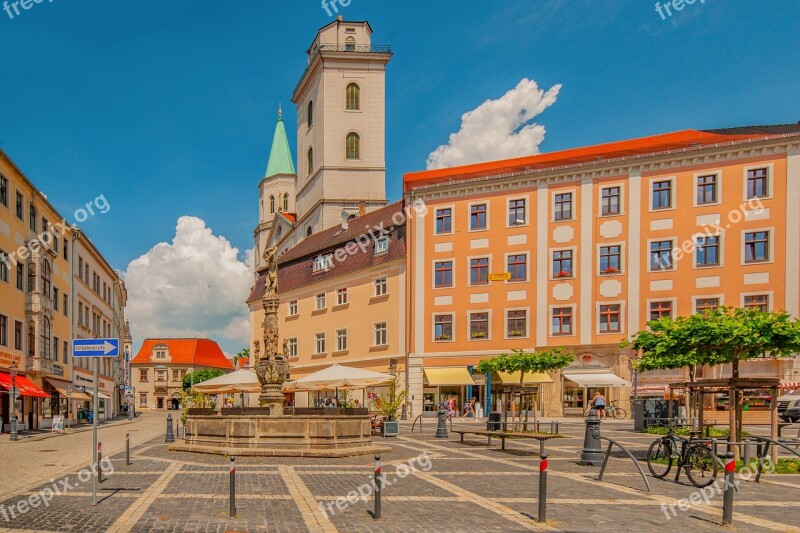 Zittau Saxony City Architecture Historic Center