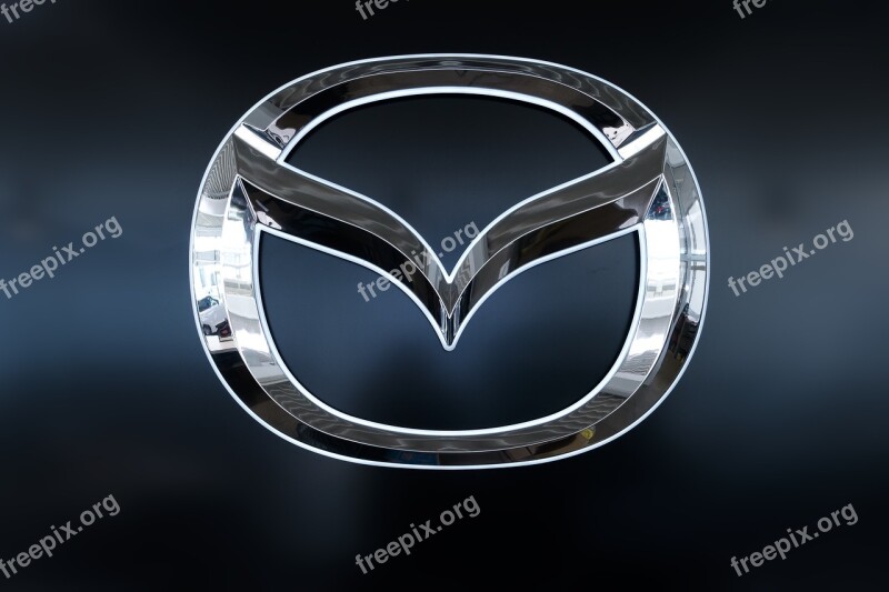 Signet Logo Trademarks Mazda Automobile