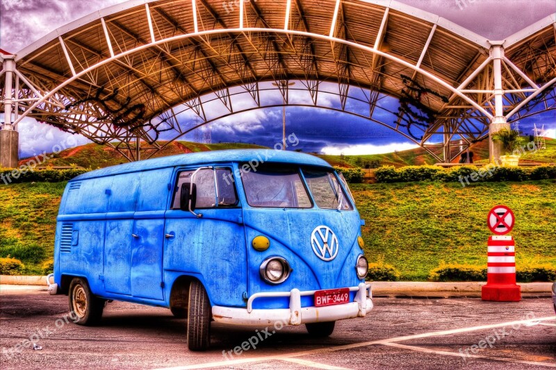 Automobile Transport Vehicle Old Kombi