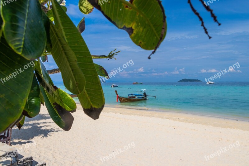 Beach Sand Monolithic Part Of The Waters The Tropical The Coast