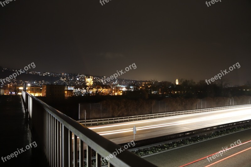 Travel City Bridge Transport System Dusk