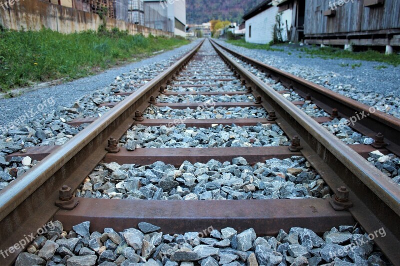 Rail Stones Railway Line Railway Train