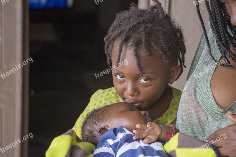 Child People Portrait Has African