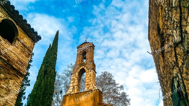 Scala Bell Tower Church People Village