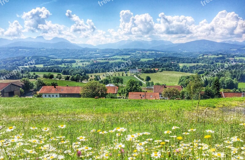 Nature Landscape Field Sky Panorama