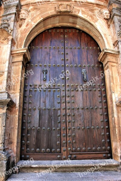 Architecture Old Building Door Input