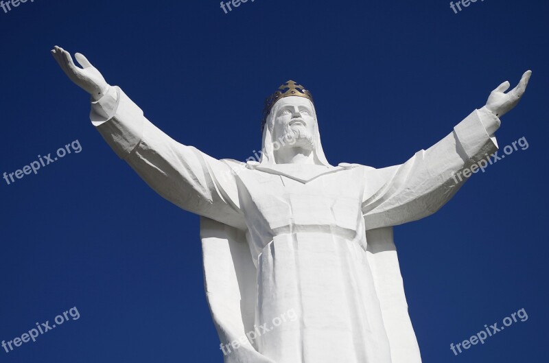 Religion The Statue Sculpture świebodzin Jesus Christ