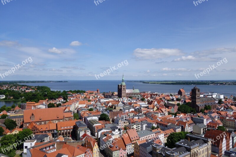 Stralsund Mecklenburg Western Pomerania Baltic Sea Sea City