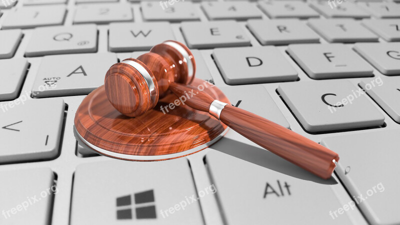 Cyber Law Legal Internet Gavel