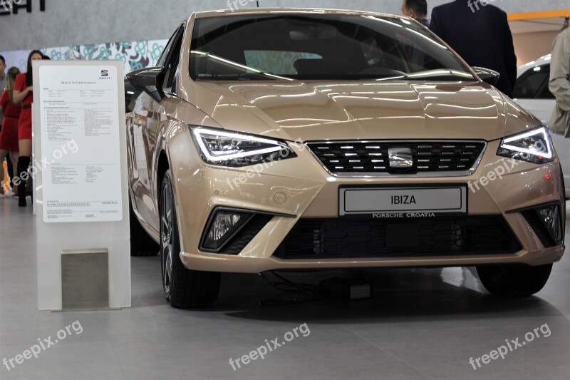 Car Seat Ibiza Auto Show Zagreb 2018 Modern Technology Public Show