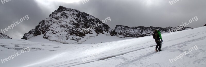 Snow Winter Panorama Nature Cold