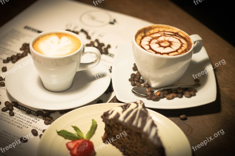 Coffee Espresso Coffee Drink Chocolate Free Photos