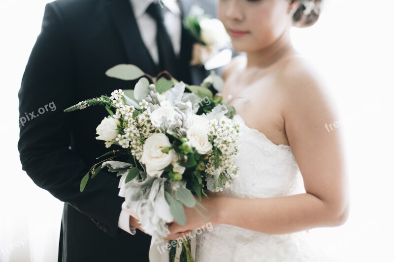 Bride Wedding Bouquet Groom Bridal