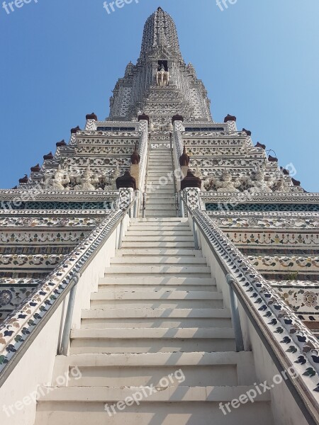 Level Architecture Travel Sky Wat Arun