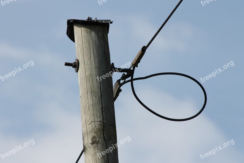 Line Sky Current Power Line Pylon