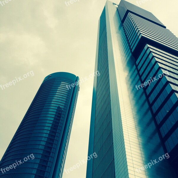 Architecture Skyscraper Financial District Office High