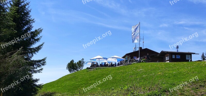 Nature Sky Grass Panorama Mountains