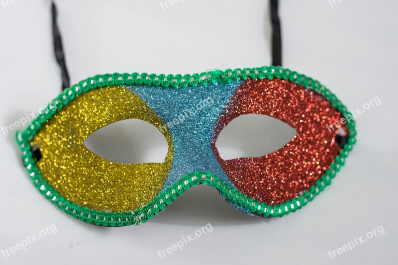 Venetian Fun Isolated Fashion Mask