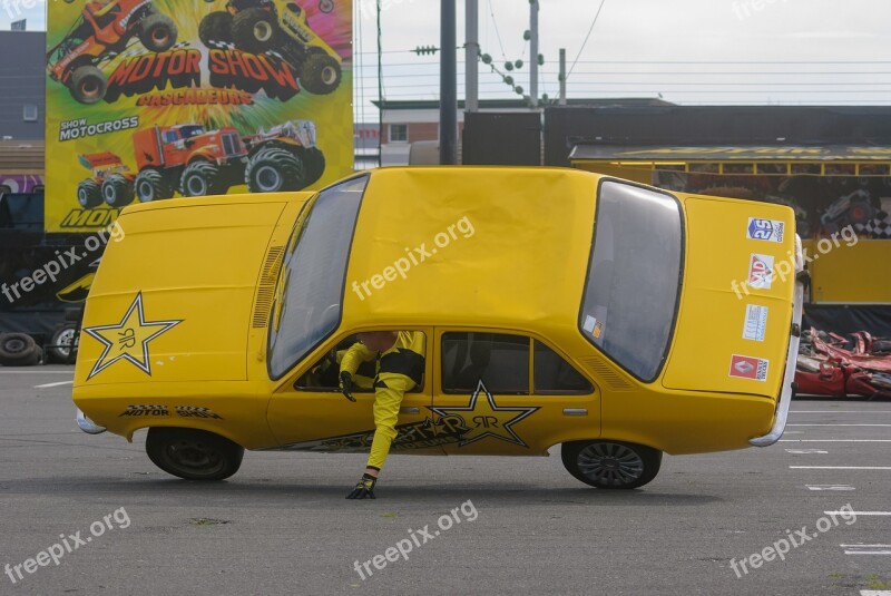 Vehicle Transport Automobile Cascade Stuntman