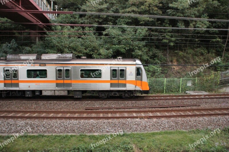 Travel Nature Train Subway Korea