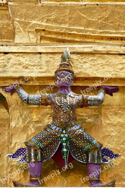 Religion Art Temple Wat Protectors