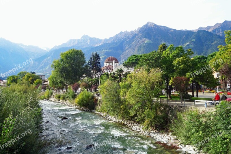 Meran South Tyrol Italy Nature Mountain