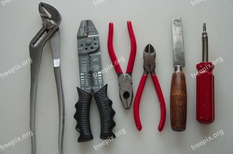 Tool Equipment Pliers Steel Electrician