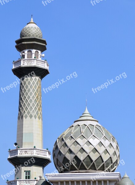 Mosque Minaret Dome Architecture Religion