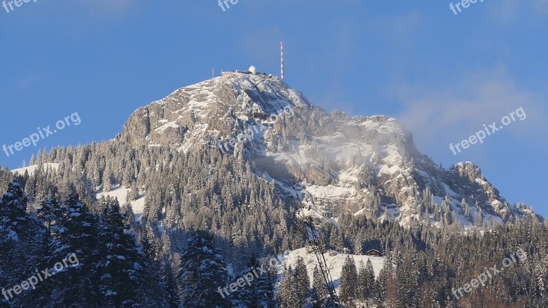 Snow Nature Mountain Winter Wood