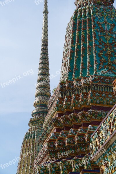 Wat Pho Travel Sky Building Temple